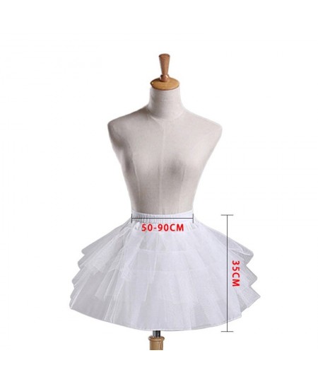 2022 New White or Black Short Petticoat Wedding Dress Support Sexy Sweet Bustle For Women 3 Layer Lnner Skirt $13.95 - Skirts