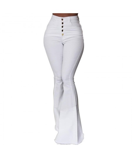 Women Elasticity Bell-bottoms Pants Solid High Waist Elegant Long Pants Fashion Ladies Full Length Trousers Pantalon Femme $3...