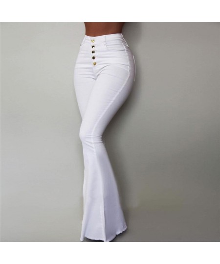 Women Elasticity Bell-bottoms Pants Solid High Waist Elegant Long Pants Fashion Ladies Full Length Trousers Pantalon Femme $3...