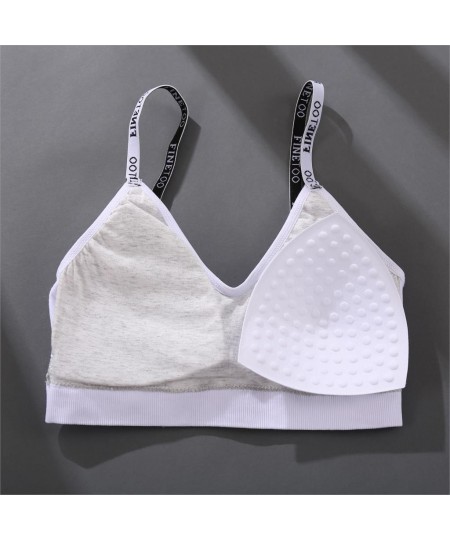 Deep V Women Tops Fashion Letter Strap Bralette Girls Padded Bras M-2XL Plus Size Female Crop Top Ladies Sexy Lingerie $13.79...