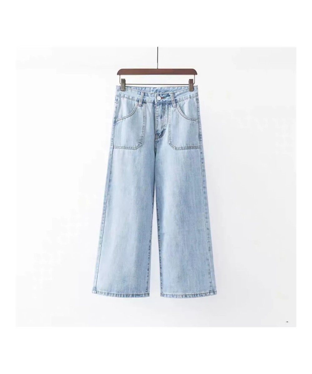 Oversize 6xl Ankle-length Baggy Denim Pants Women Straight Leg Jeans High Waist Pantalones Classic Capris Korean Fashion $36....