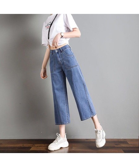 Oversize 6xl Ankle-length Baggy Denim Pants Women Straight Leg Jeans High Waist Pantalones Classic Capris Korean Fashion $36....