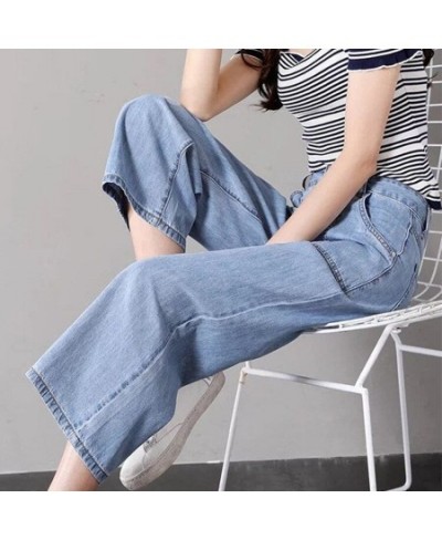 Oversize 6xl Ankle-length Baggy Denim Pants Women Straight Leg Jeans High Waist Pantalones Classic Capris Korean Fashion $36....