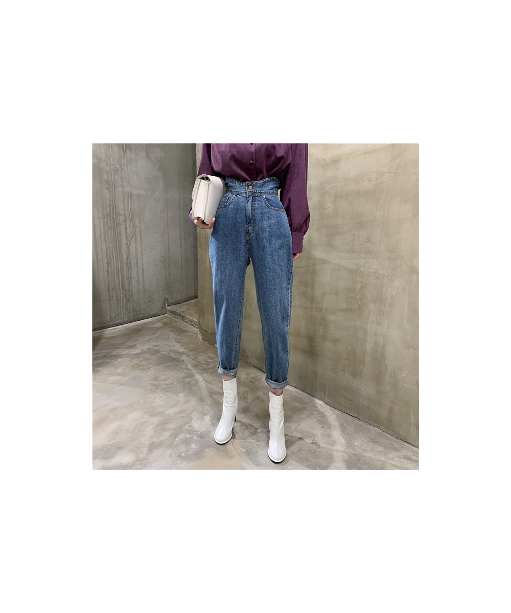 Loose Straight Denim Trousers Button Chic Pants 2023 New Vintage Women's High Waist Jeans Pants Blue Streetwear Female Pocket...