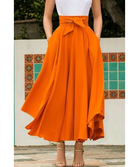 2023 New Fashion Women's Pleated Maxi Skirts Lady Elegant Evening Party High Waist A-Line Skirt Plus Size $34.03 - Skirts