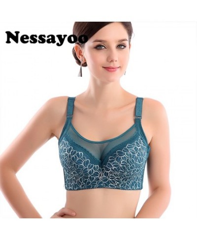 bras for women plus large big size ladies bh super thin push up bralette gather lace crop tops sexy brassiere younggirl 2023 ...