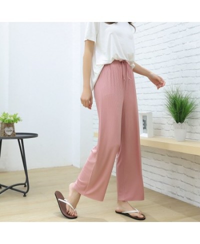 New Pajama Simplicity Loose Comfortable Pants Home Stretch Modal Casual Sports Trousers Spring Autumn Pijama Feminino $28.79 ...