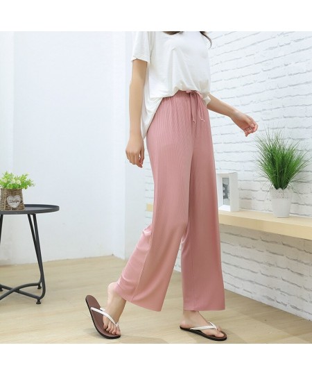 New Pajama Simplicity Loose Comfortable Pants Home Stretch Modal Casual Sports Trousers Spring Autumn Pijama Feminino $28.79 ...