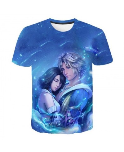 2023 New Fashion Final Fantasy 3D Print T-shirt Summer Cool Men Women Children Short Sleeve Streetwear Tops Unisex Clothes $1...