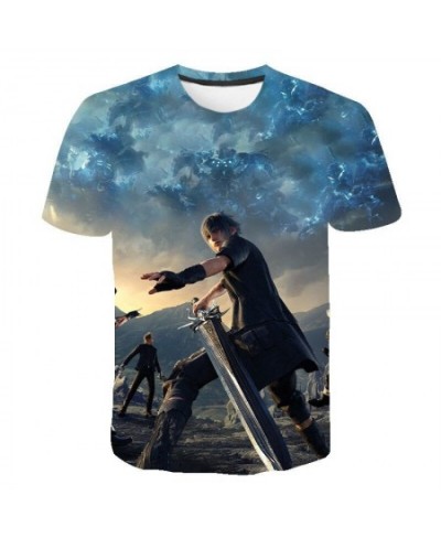 2023 New Fashion Final Fantasy 3D Print T-shirt Summer Cool Men Women Children Short Sleeve Streetwear Tops Unisex Clothes $1...