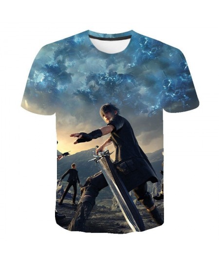 2023 New Fashion Final Fantasy 3D Print T-shirt Summer Cool Men Women Children Short Sleeve Streetwear Tops Unisex Clothes $1...