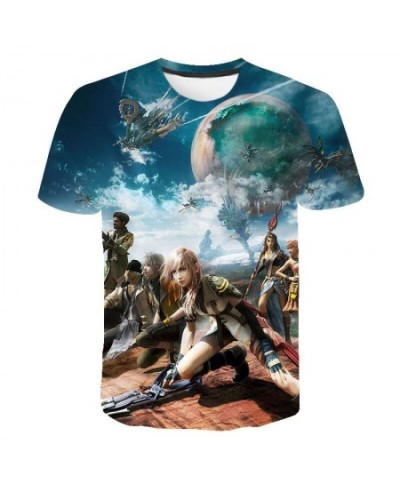 2023 New Fashion Final Fantasy 3D Print T-shirt Summer Cool Men Women Children Short Sleeve Streetwear Tops Unisex Clothes $1...