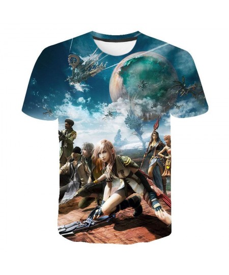 2023 New Fashion Final Fantasy 3D Print T-shirt Summer Cool Men Women Children Short Sleeve Streetwear Tops Unisex Clothes $1...