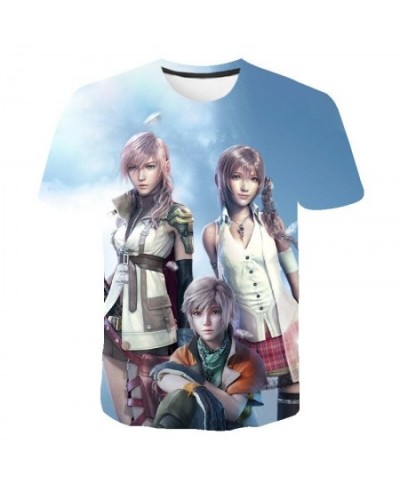 2023 New Fashion Final Fantasy 3D Print T-shirt Summer Cool Men Women Children Short Sleeve Streetwear Tops Unisex Clothes $1...