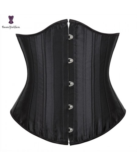 Black Nude Brown Women's Waist Cincher Shaper 26 Steel Boned Underbust Waist Training Corset Size XXS-6XL 8001 $33.90 - Under...