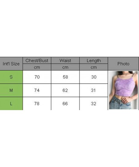 2023 Sexy Fashion Women Summer Casual Sleeveless Plush Camis T-shirt Sleeveless Fur Metal Chain Strappy Crop Top Purple $22.5...