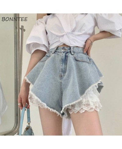 Sets Women Summer Vintage Fashion All-match Elegant Pockets Ulzzang Daily Sweet Loose Ins Chic Denim Leisure Sexy Ladies Fit ...