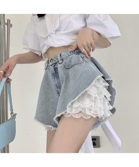 Sets Women Summer Vintage Fashion All-match Elegant Pockets Ulzzang Daily Sweet Loose Ins Chic Denim Leisure Sexy Ladies Fit ...