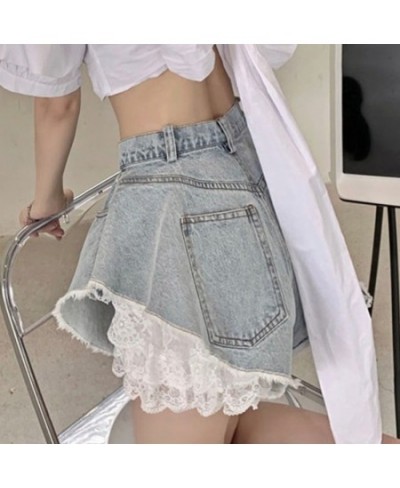 Sets Women Summer Vintage Fashion All-match Elegant Pockets Ulzzang Daily Sweet Loose Ins Chic Denim Leisure Sexy Ladies Fit ...