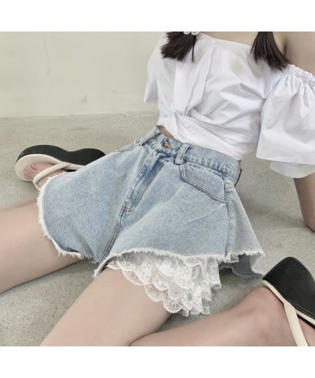 Sets Women Summer Vintage Fashion All-match Elegant Pockets Ulzzang Daily Sweet Loose Ins Chic Denim Leisure Sexy Ladies Fit ...