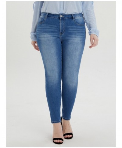 2023 Spring New Women's Stretchable Denim Jeans for Woman Mid Waist Slim Jeans $44.85 - Jeans