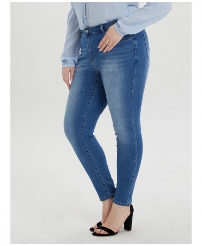 2023 Spring New Women's Stretchable Denim Jeans for Woman Mid Waist Slim Jeans $44.85 - Jeans