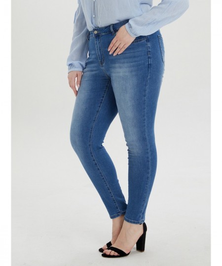 2023 Spring New Women's Stretchable Denim Jeans for Woman Mid Waist Slim Jeans $44.85 - Jeans