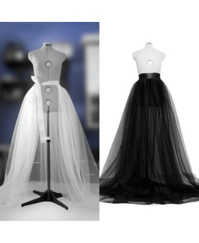 Women Long Maxi Tutu Skirt Princess Ballet Tulle Pleated Skirt Wedding Party Prom Rockabilly Evening Elastic Skirt $24.22 - S...