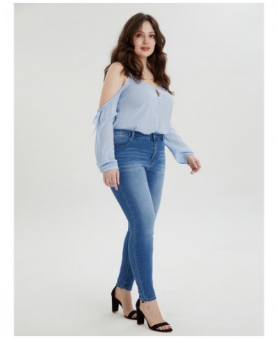 2023 Spring New Women's Stretchable Denim Jeans for Woman Mid Waist Slim Jeans $44.85 - Jeans