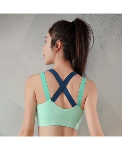 Women Criss-Cross Back Padded Strappy Bras Medium Support Bra with Removable Cups Wireless Bra $22.06 - Underwear