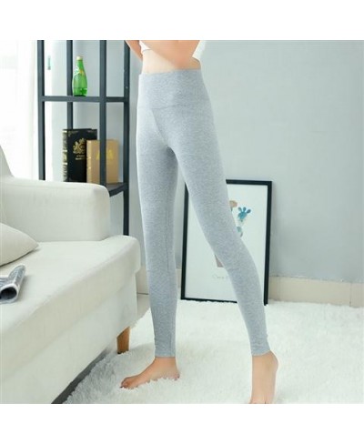 Women 2023 Autumn Winter Thick Warm Cotton Leggings Female High Waist Fitness Slim Skinny Pants New Ladies Stretch Legging L4...