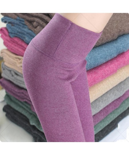 Women 2023 Autumn Winter Thick Warm Cotton Leggings Female High Waist Fitness Slim Skinny Pants New Ladies Stretch Legging L4...