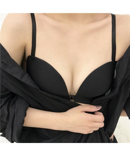 Women Sexy Bra Strapless Seamless Backless Bra Women Front Buckle Push Up Bra Brassiere $20.11 - Underwear