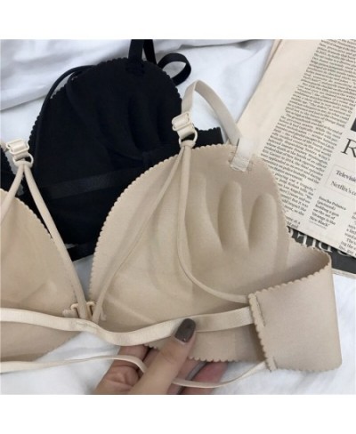 Women Sexy Bra Strapless Seamless Backless Bra Women Front Buckle Push Up Bra Brassiere $20.11 - Underwear