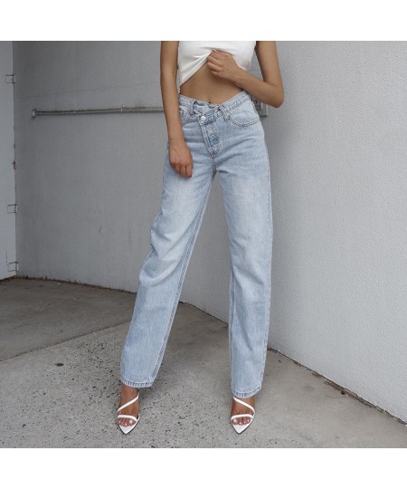 New Casual Fashion Streetwear Blue Wide Leg High Waist Jeans Women 2022 Harajuku Boyfriend Long Bottom Jeans Loose Pants $35....