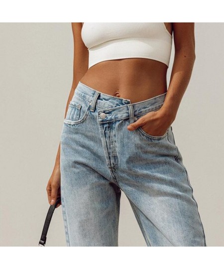 New Casual Fashion Streetwear Blue Wide Leg High Waist Jeans Women 2022 Harajuku Boyfriend Long Bottom Jeans Loose Pants $35....