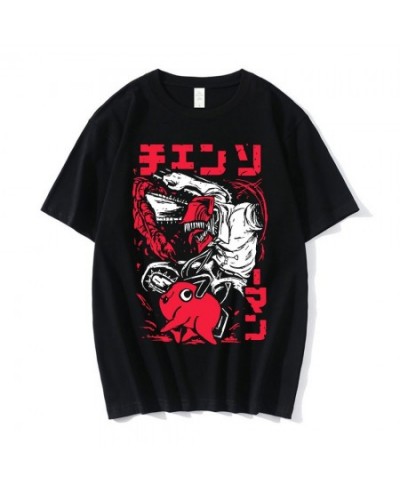 Japanese Anime Man Summer Women T-shirts Manga Graphic Print Y2k Clothes Funny Cartoon Unisex Short Sleeves T Shirt Top $14.2...