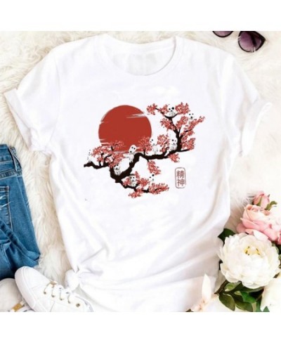 2022 New Sakura Plum Cute T-shirt Women's Summer New White Casual Short Sleeve T-shirt Women's Kawaii Street T-shirt. $18.57 ...