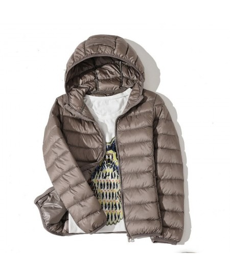 New Women Thin Down Jacket White Duck Down Ultralight Jackets Autumn and Winter Warm Coats Female Portable Outwear 2023 $38.3...