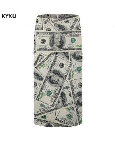 Money Skirts Women Sexy OL Skirt Streetwear High Waist Hip Pencil Gothic Ladies Skirts Anime Korean Summer New 2023 $24.19 - ...