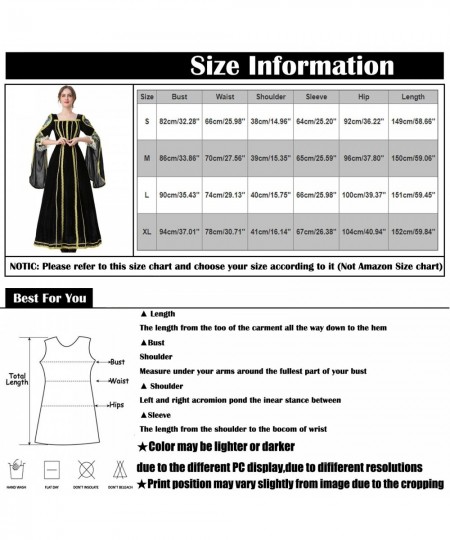 Halloween Women European Medieval Court Fancy Cosplay Costume Carnival Vintage Strapless Long Sleeve Queen Elegant Dress @25 ...