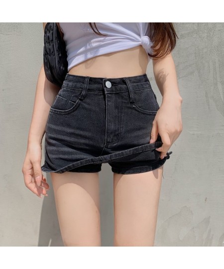 Denim Skirt Women's Summer Thin New Casual Blue A-line Skirt High Waist Slim Temperament Short Skirt $36.24 - Skirts