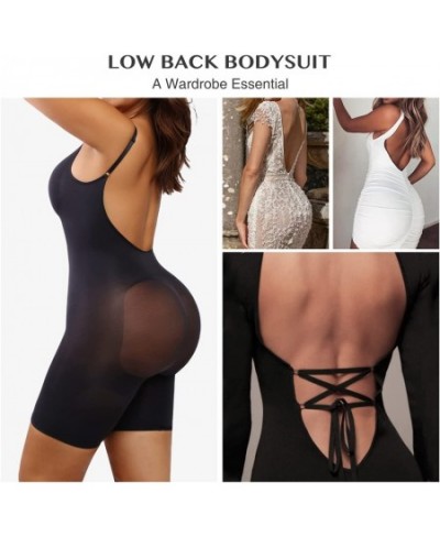 Low Back Bodysuit Seamless Shapewear Sculpting Full Body Shaper Tummy Control Slimming Sheath Women Flat Belly Abdomen Girdle...