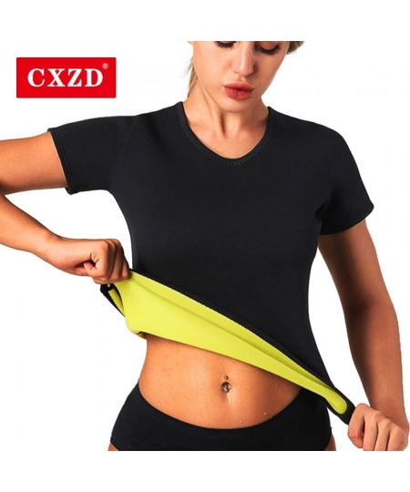 Women Neoprene Shapewear Shirt Waist Trainer Sauna Sweat Vest Body Shaper Cincher Corset Slimming Fat Burning T-Shirts $26.30...