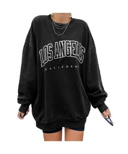 Sweatshirt Women Letter Print Loose Casual Sweatshirts Streetwear Casual Autumn Winter Long Sleeve Sweatshirts Tops $27.25 - ...