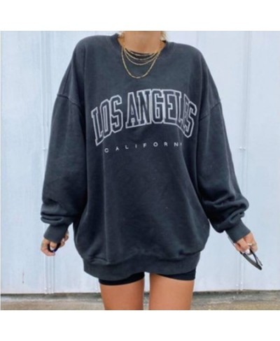 Sweatshirt Women Letter Print Loose Casual Sweatshirts Streetwear Casual Autumn Winter Long Sleeve Sweatshirts Tops $27.25 - ...