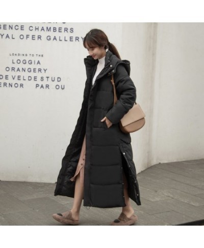 2023 Winter Women Jackets Ultralight Zipper Loose Windproof Thicken Hooded Space Cotton Warm Long Casual Female Portable $79....