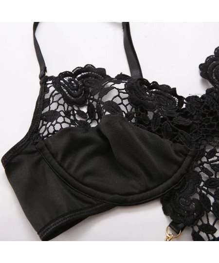 Women Bikini Halter Tops Lace Sexy Bra Set $32.73 - Underwear