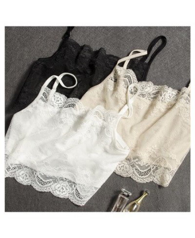 Summer real silk knitting suspender bra large size lace wrap chest bottom underwear women's adjustable shoulder belt $36.54 -...