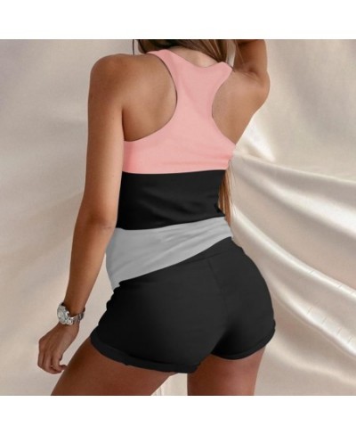 Tracksuit Pajama Sets Women Letter Design Drawstring Pajama Lounge Shorts Sets Female Summer Night Wear Suits $31.08 - Sleepw...